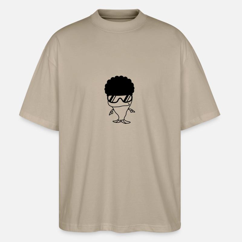 Funky Fish - Stanley/Stella Oversized Unisex Bio T-Shirt Blaster 2.0 - Steingrau