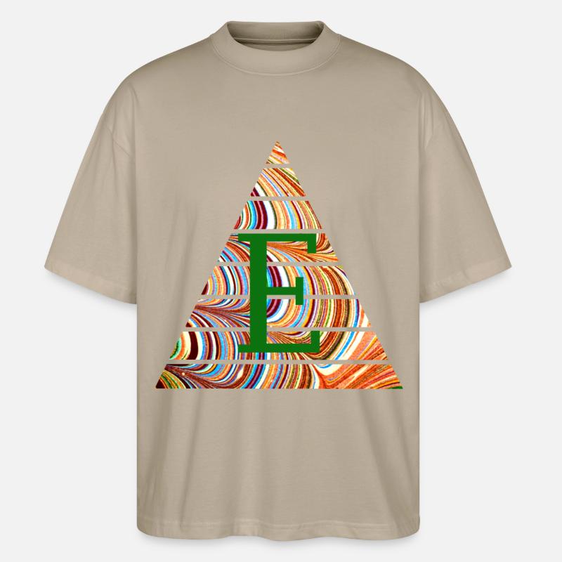 Triangle E 56 E - T-shirt bio Blaster 2.0 coupe oversize Stanley/Stella Unisexe - gris pierre