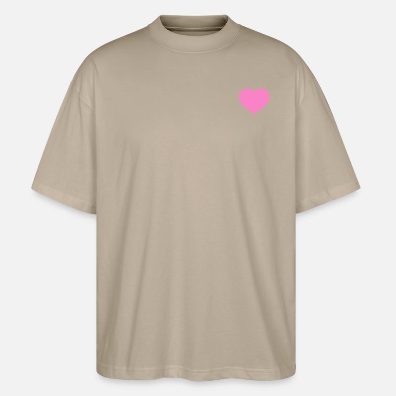 Love is Everything - Stanley/Stella Oversized Unisex Organic T-shirt Blaster 2.0 - stone