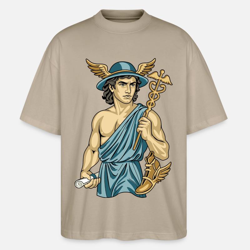 Hermes - Stanley/Stella Oversized Unisex Bio T-Shirt Blaster 2.0 - Steingrau