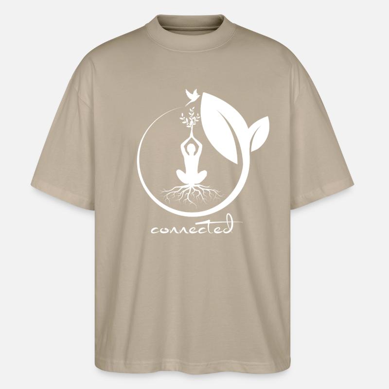 connected - Stanley/Stella Oversized Unisex Bio T-Shirt Blaster 2.0 - Steingrau