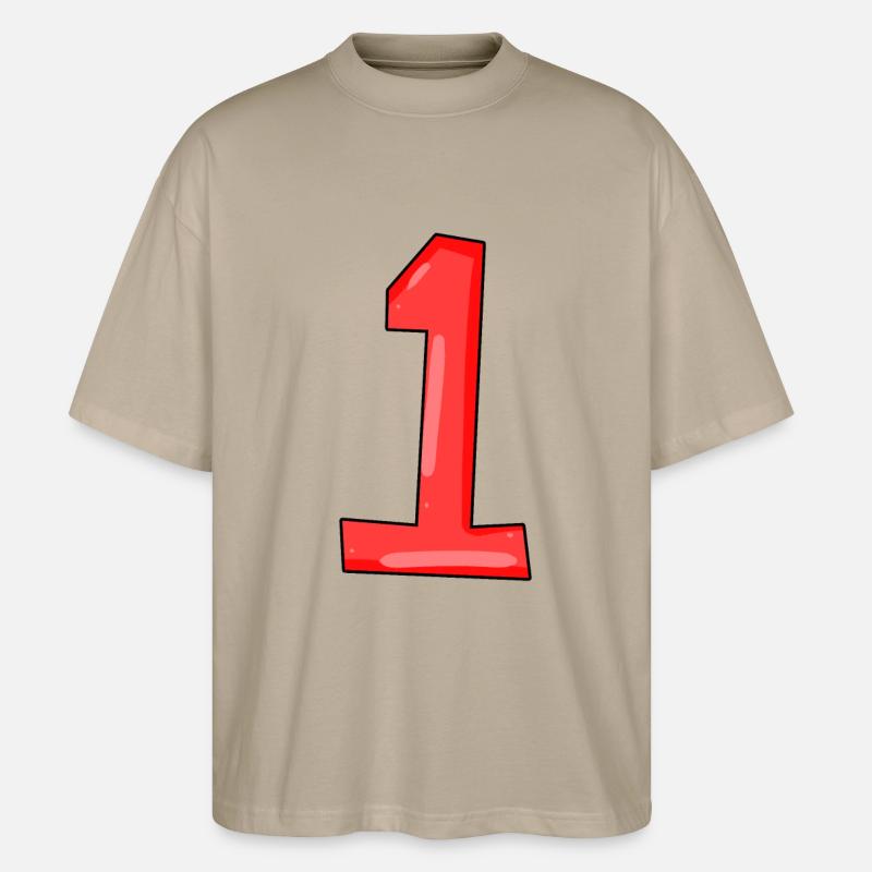 1 - Stanley/Stella Oversized Unisex Bio T-Shirt Blaster 2.0 - Steingrau