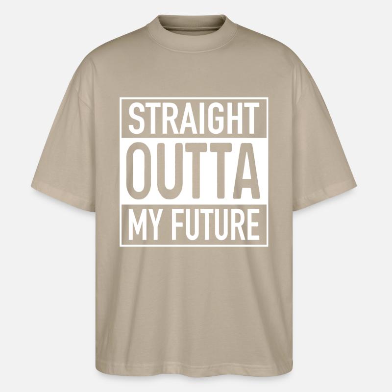 L’avenir direct de l’OUTTA - T-shirt bio Blaster 2.0 coupe oversize Stanley/Stella Unisexe - gris pierre