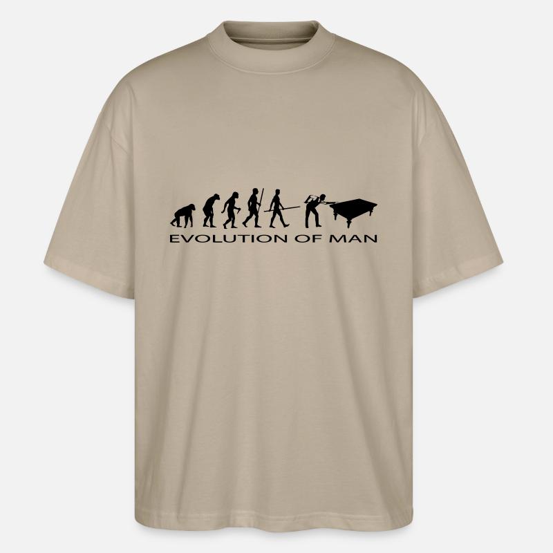 (snooker_final) - Stanley/Stella Oversized Unisex Bio T-Shirt Blaster 2.0 - Steingrau