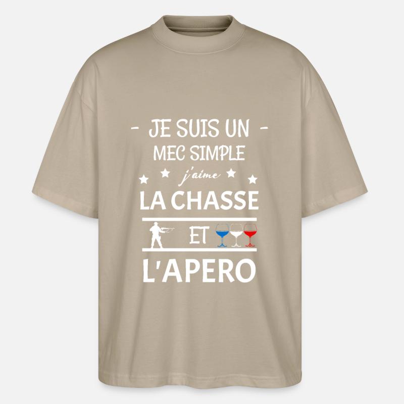Jagd - Stanley/Stella Oversized Unisex Bio T-Shirt Blaster 2.0 - Steingrau