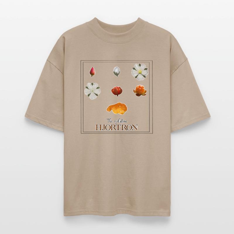 Die Evolution der Moltebeeren, mit Widder Stanley/Stella Oversized Unisex Bio T-Shirt Blaster 2.0