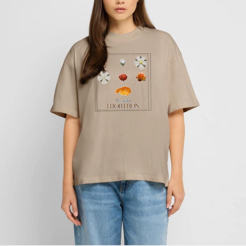 Die Evolution der Moltebeeren, mit Widder Stanley/Stella Oversized Unisex Bio T-Shirt Blaster 2.0