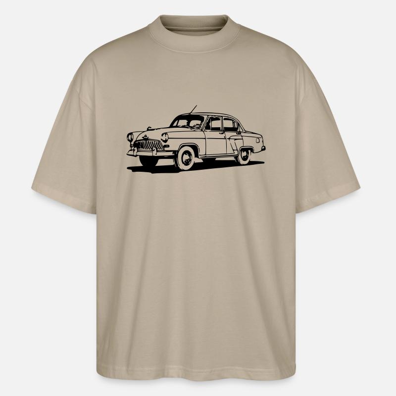 molumen-GAZ-21-2 - Stanley/Stella Oversized Unisex Bio T-Shirt Blaster 2.0 - Steingrau