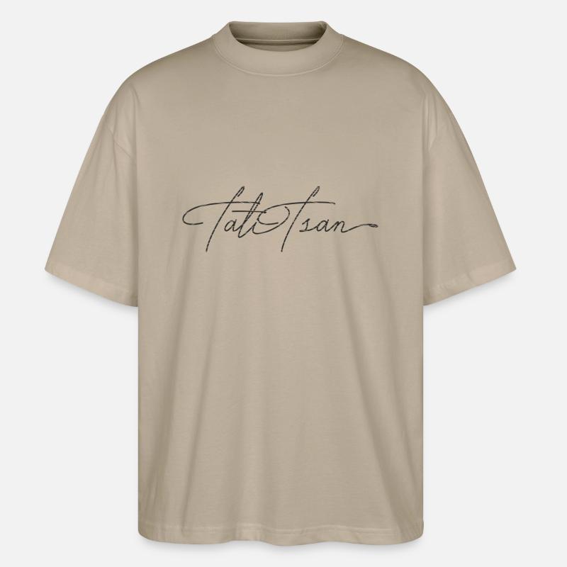 Tati Tsan Design - T-shirt bio Blaster 2.0 coupe oversize Stanley/Stella Unisexe - gris pierre