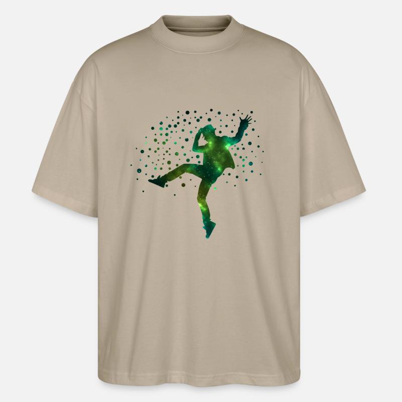 Galaxy Dancer - Stanley/Stella Oversized Unisex Bio T-Shirt Blaster 2.0 - Steingrau