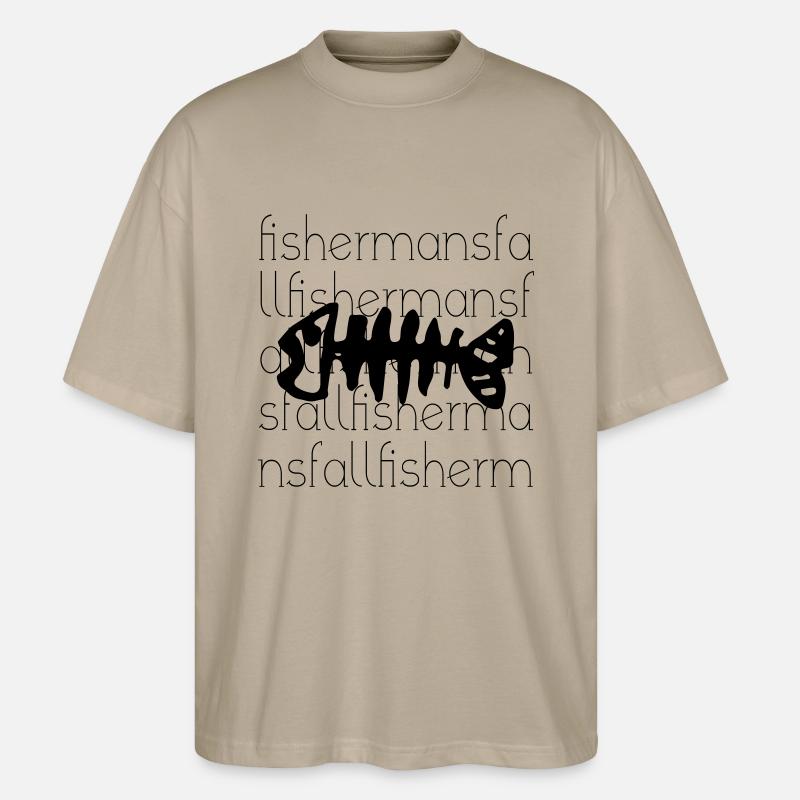 fisherman's fall - Stanley/Stella Oversized Unisex Bio T-Shirt Blaster 2.0 - Steingrau
