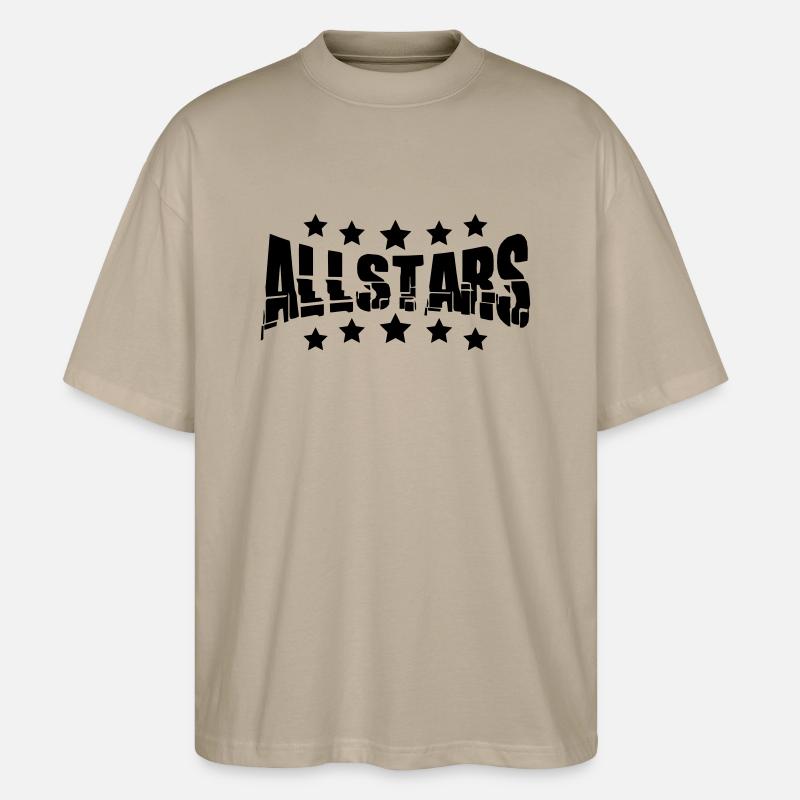 Allstars Design - Stanley/Stella Oversized Unisex Bio T-Shirt Blaster 2.0 - Steingrau