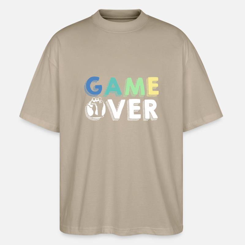 Junggesellenabschied - Stanley/Stella Oversized Unisex Bio T-Shirt Blaster 2.0 - Steingrau