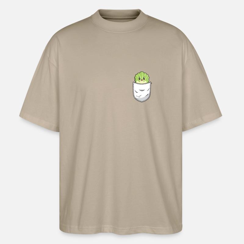 Kohl Brusttasche - Stanley/Stella Oversized Unisex Bio T-Shirt Blaster 2.0 - Steingrau