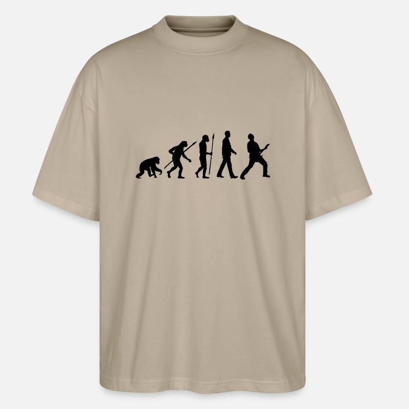 evolution_rocks_032012_a1c - Stanley/Stella Oversized Unisex Bio T-Shirt Blaster 2.0 - Steingrau