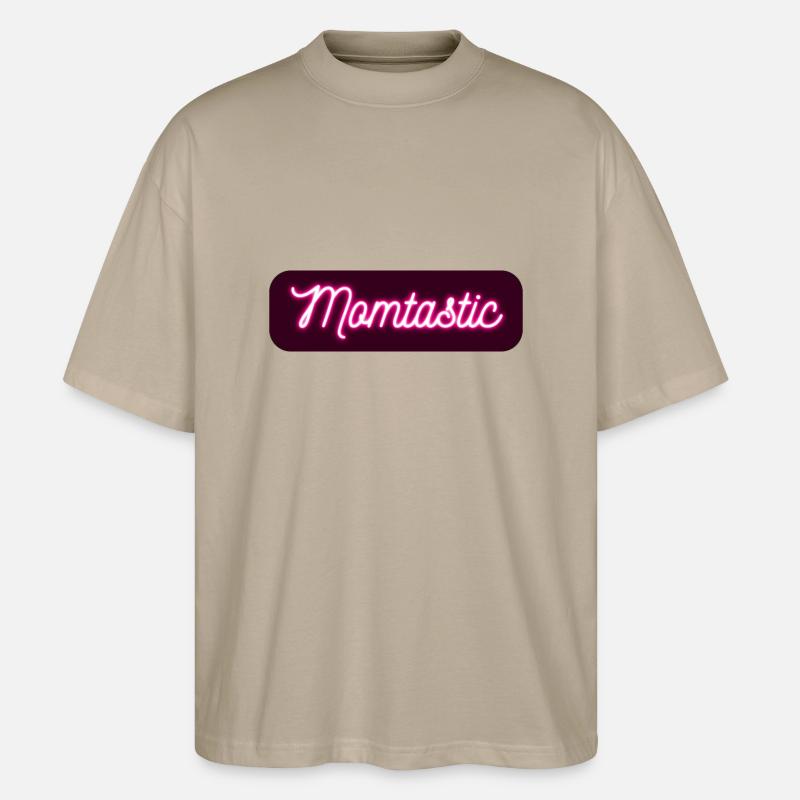 Mutter - Stanley/Stella Oversized Unisex Bio T-Shirt Blaster 2.0 - Steingrau