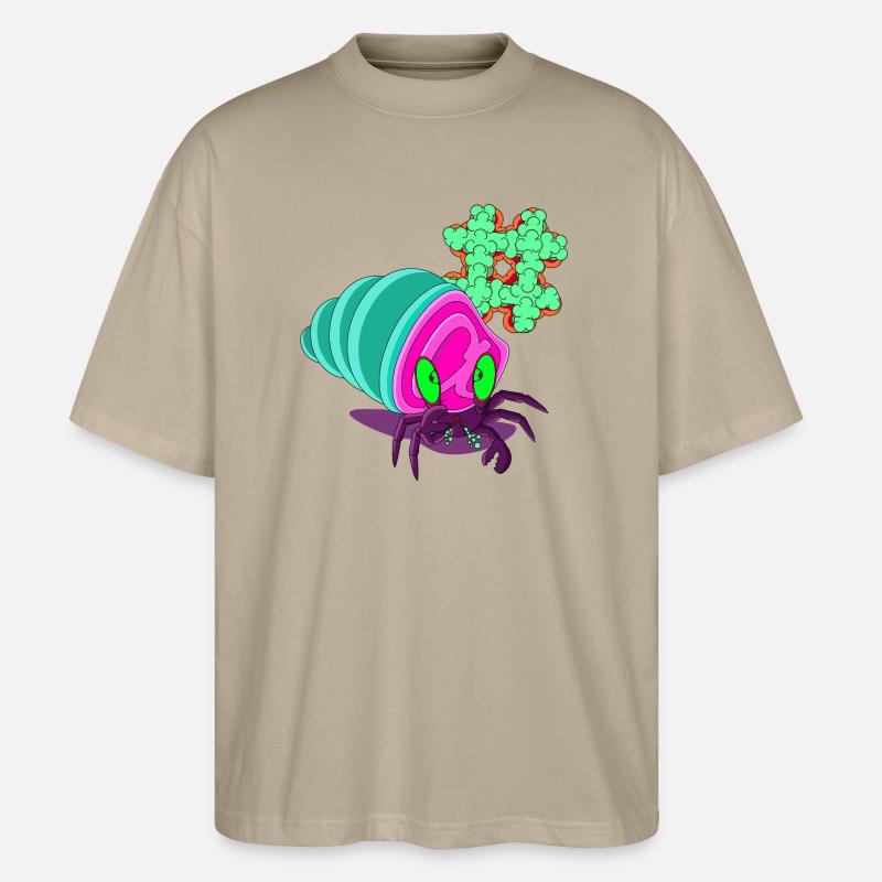 PRIMITIVE DOMÄNE - Stanley/Stella Oversized Unisex Bio T-Shirt Blaster 2.0 - Steingrau
