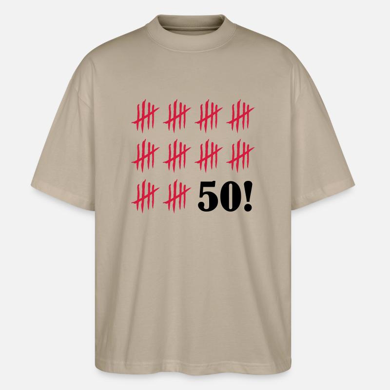 kratzer_50_2 - Stanley/Stella Oversized Unisex Bio T-Shirt Blaster 2.0 - Steingrau