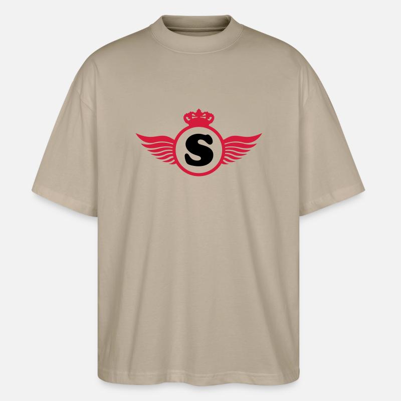 S Design - Stanley/Stella Oversized Unisex Bio T-Shirt Blaster 2.0 - Steingrau
