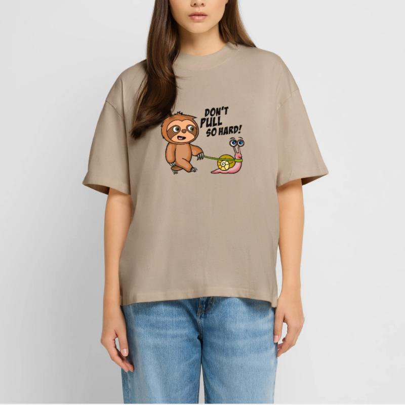 Don't pull so hard. Don't pull like that. Bright Shirts Stanley/Stella Oversized Unisex Organic T-shirt Blaster 2.0