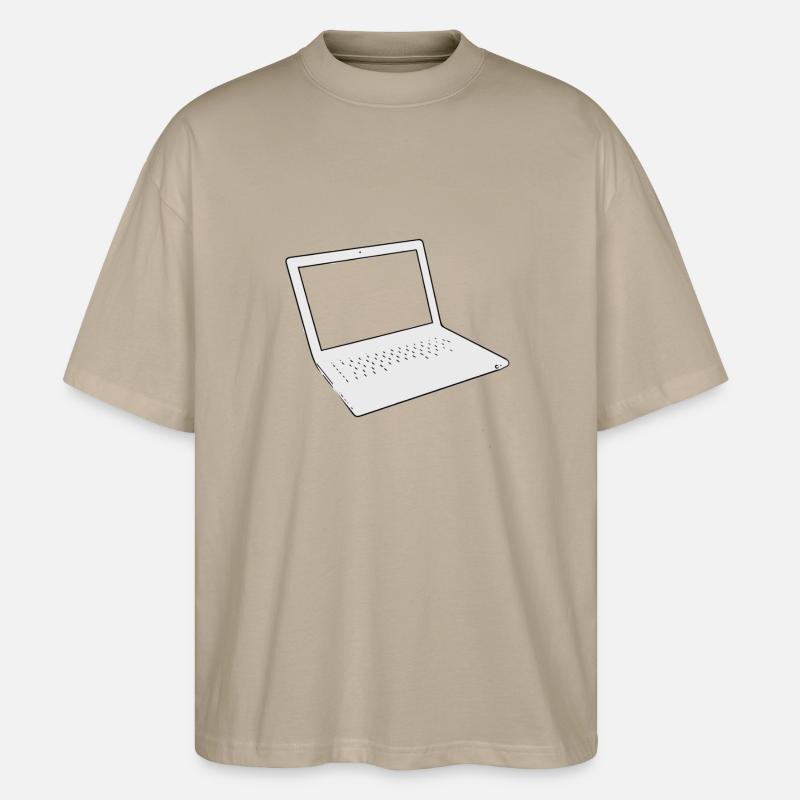 Computer - Stanley/Stella Oversized Unisex Bio T-Shirt Blaster 2.0 - Steingrau