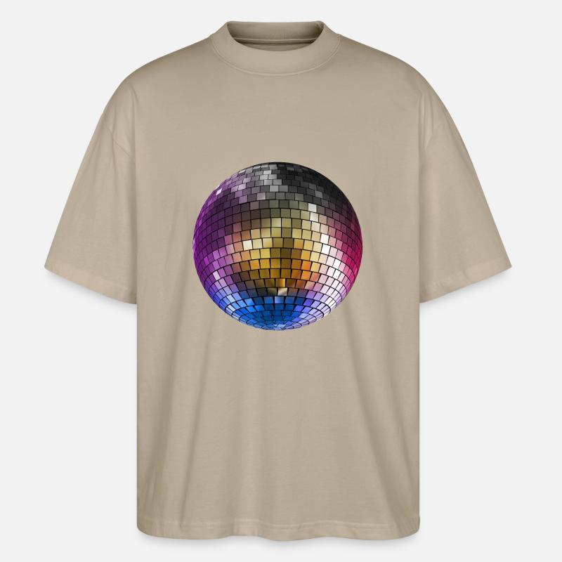 Couleur Boule Boule - T-shirt bio Blaster 2.0 coupe oversize Stanley/Stella Unisexe - gris pierre