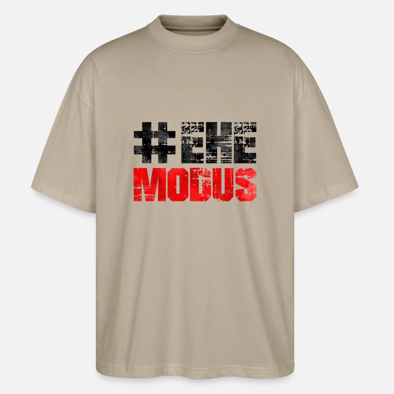 ehe modus design - Stanley/Stella Oversized Unisex Bio T-Shirt Blaster 2.0 - Steingrau