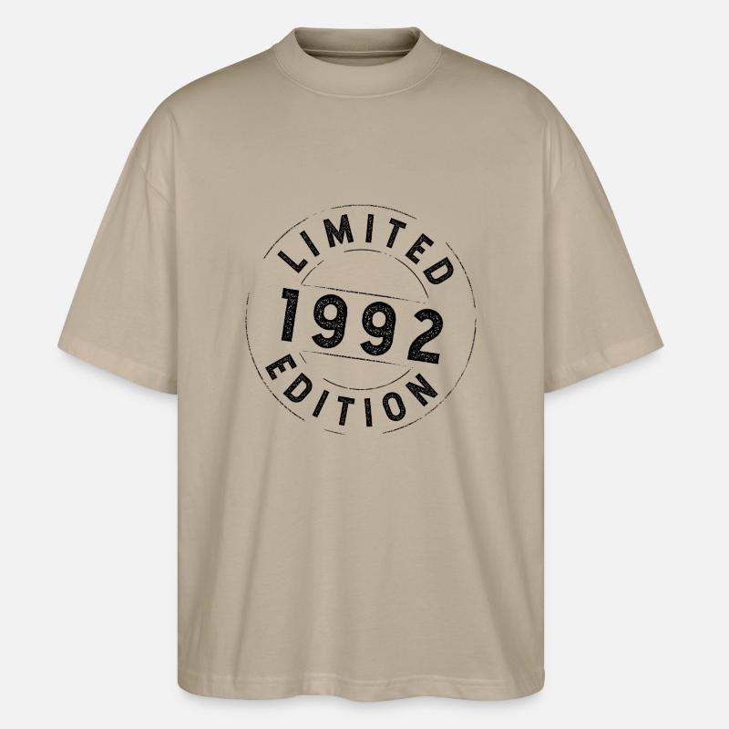 Edition limitée 1992 - T-shirt bio Blaster 2.0 coupe oversize Stanley/Stella Unisexe - gris pierre
