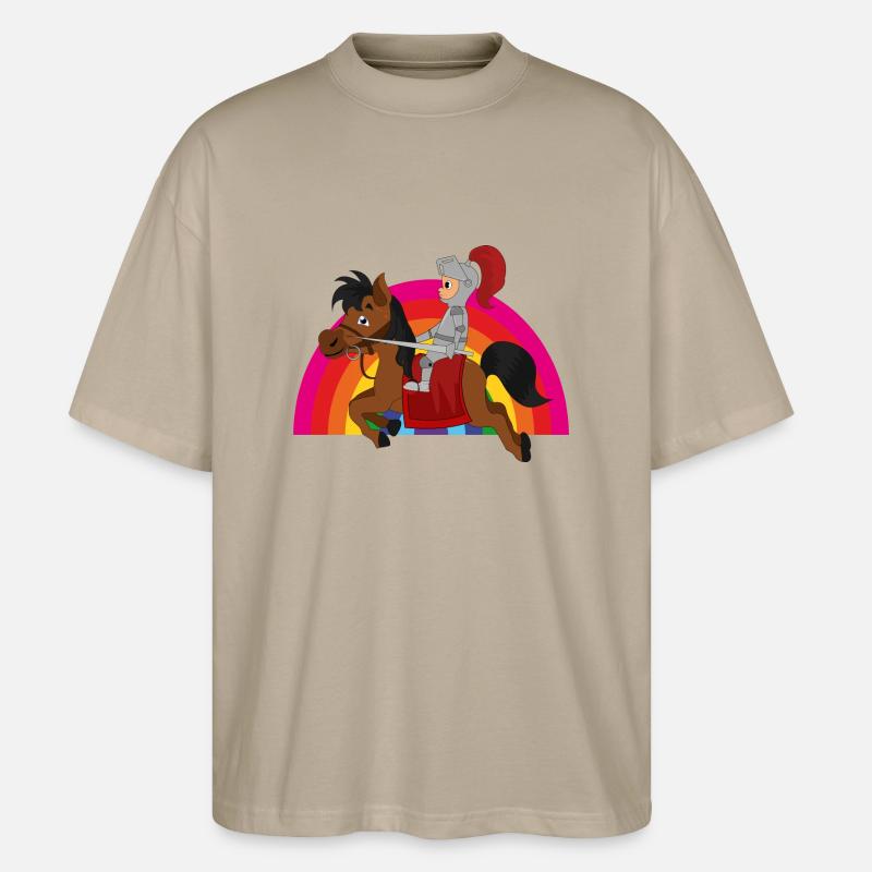 Ritter Knight - Stanley/Stella Oversized Unisex Bio T-Shirt Blaster 2.0 - Steingrau