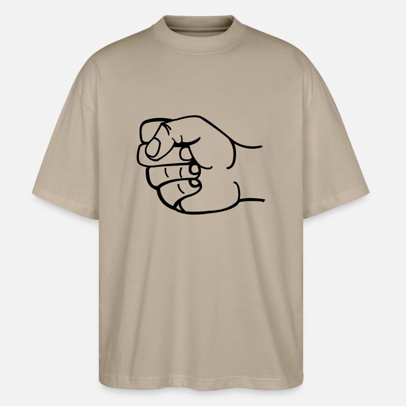 faust1 - Stanley/Stella Oversized Unisex Bio T-Shirt Blaster 2.0 - Steingrau