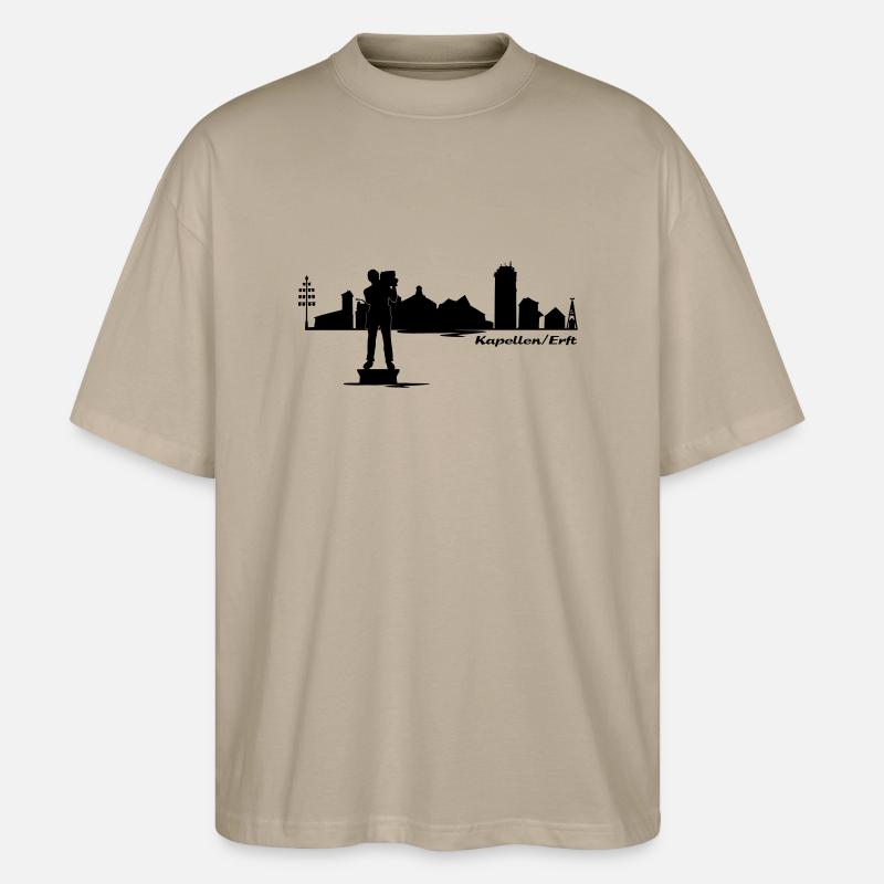 Kapellen Classic - Stanley/Stella Oversized Unisex Bio T-Shirt Blaster 2.0 - Steingrau