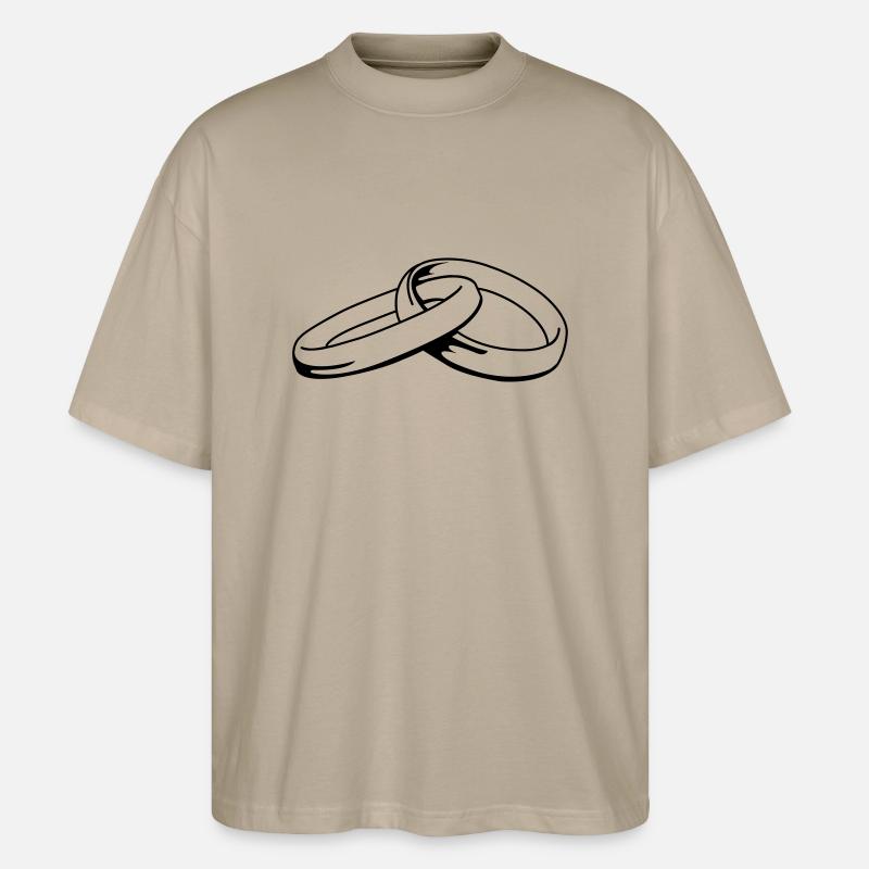 eheringe_01 - Stanley/Stella Oversized Unisex Bio T-Shirt Blaster 2.0 - Steingrau
