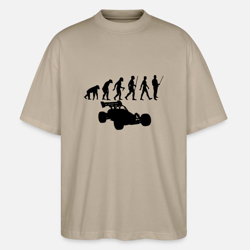 Evolution rc car - Stanley/Stella Oversized Unisex Bio T-Shirt Blaster 2.0 - Steingrau