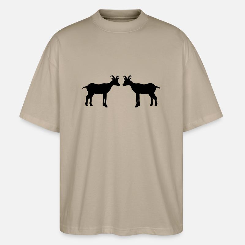 ziege2 - T-shirt bio Blaster 2.0 coupe oversize Stanley/Stella Unisexe - gris pierre