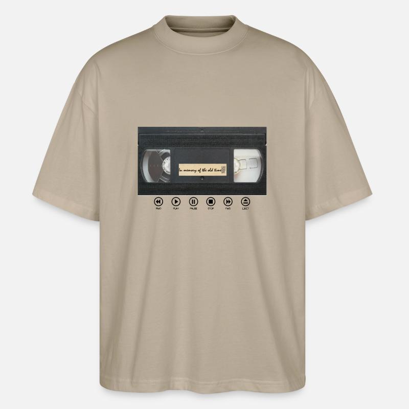 VHS - Stanley/Stella Oversized Unisex Bio T-Shirt Blaster 2.0 - Steingrau