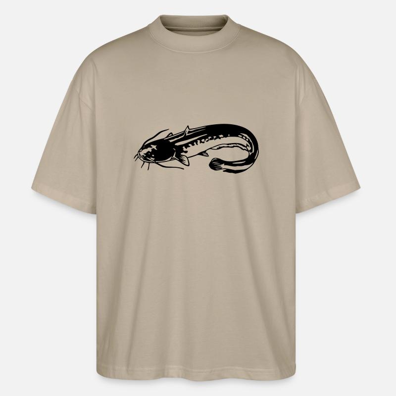 as35_wels_s - Stanley/Stella Oversized Unisex Bio T-Shirt Blaster 2.0 - Steingrau