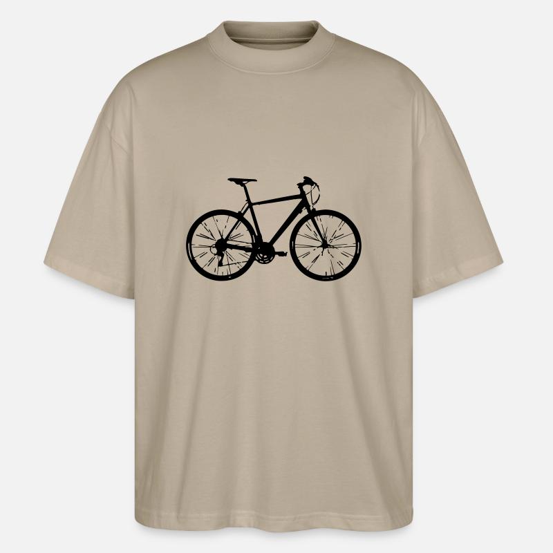 bicycle - Stanley/Stella Oversized Unisex Bio T-Shirt Blaster 2.0 - Steingrau