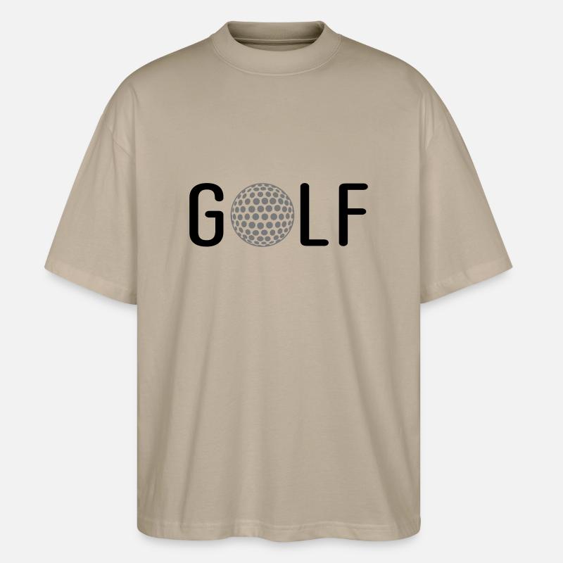 Golf - Stanley/Stella Oversized Unisex Bio T-Shirt Blaster 2.0 - Steingrau