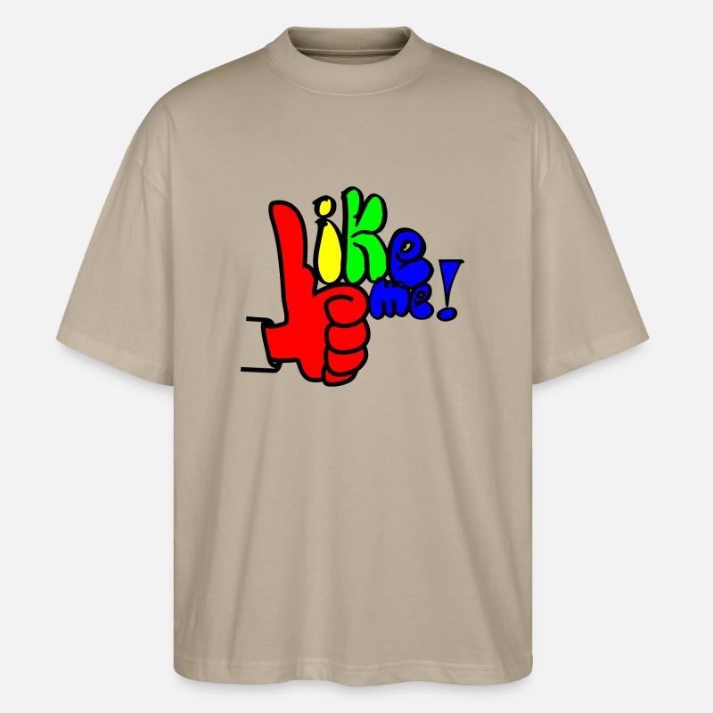 comme moi arc - T-shirt bio Blaster 2.0 coupe oversize Stanley/Stella Unisexe - gris pierre