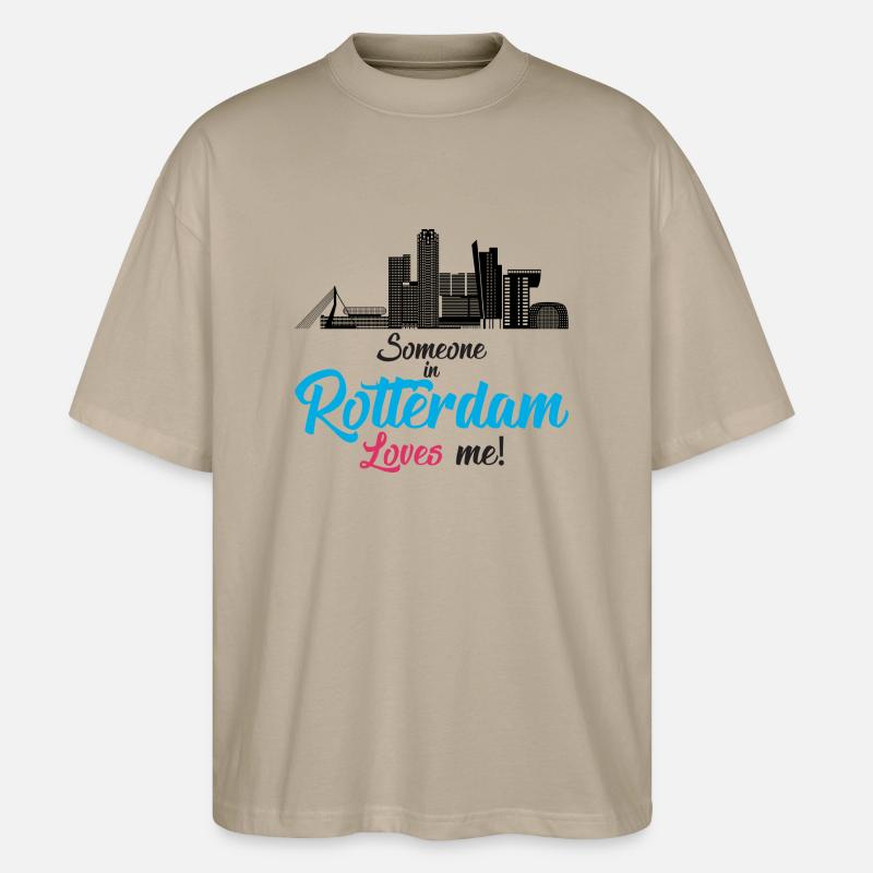 Rotterdam - Pays-Bas - Pays-Bas - Randstad - T-shirt bio Blaster 2.0 coupe oversize Stanley/Stella Unisexe - gris pierre