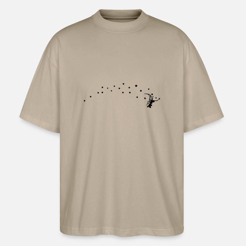 elfe - Stanley/Stella Oversized Unisex Bio T-Shirt Blaster 2.0 - Steingrau