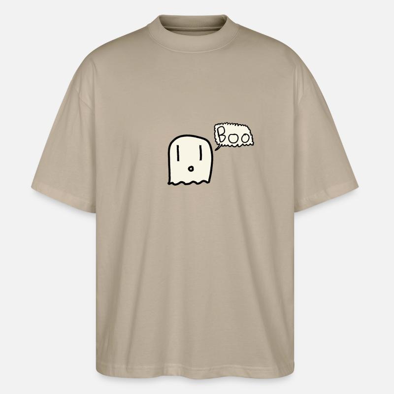 Boo 2 - Stanley/Stella Oversized Unisex Bio T-Shirt Blaster 2.0 - Steingrau