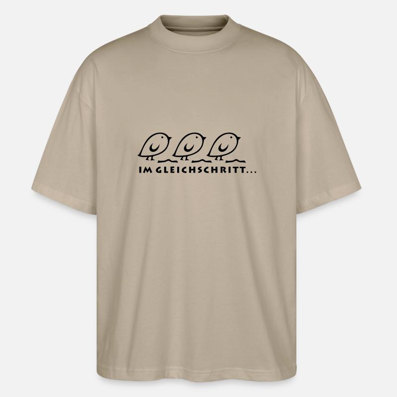 TWEETLERCOOLS - dans la même étape - T-shirt bio Blaster 2.0 coupe oversize Stanley/Stella Unisexe - gris pierre