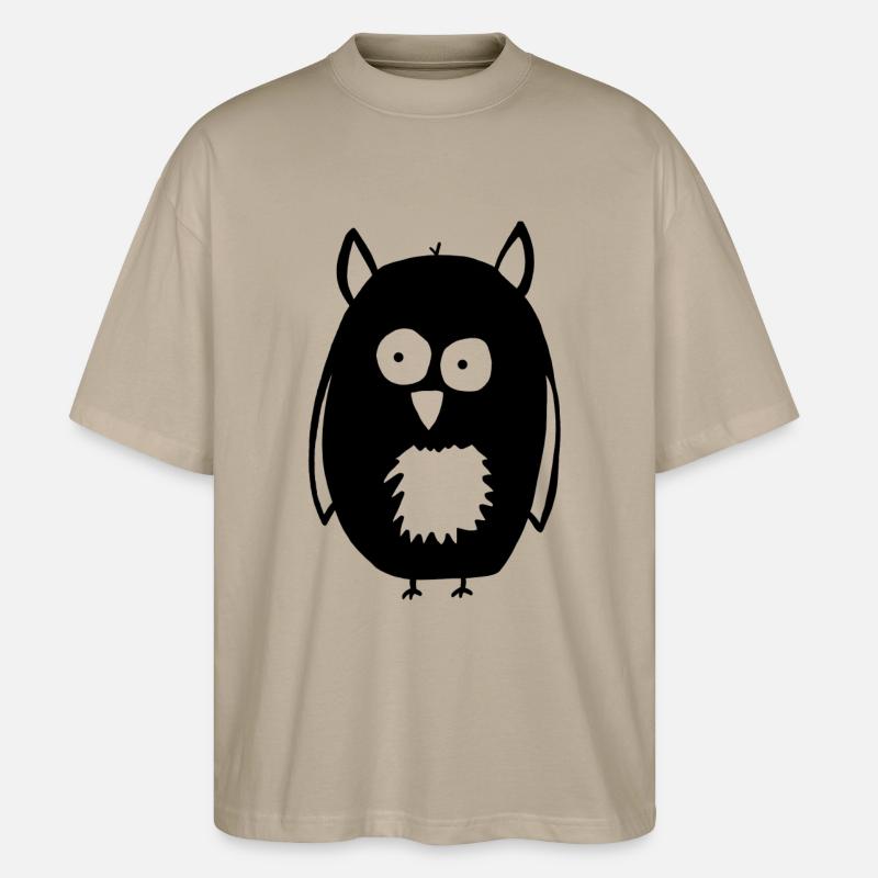 Fat Bird - Stanley/Stella Oversized Unisex Bio T-Shirt Blaster 2.0 - Steingrau