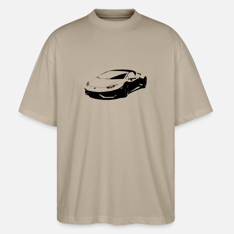 Schattenauto - Stanley/Stella Oversized Unisex Bio T-Shirt Blaster 2.0 - Steingrau