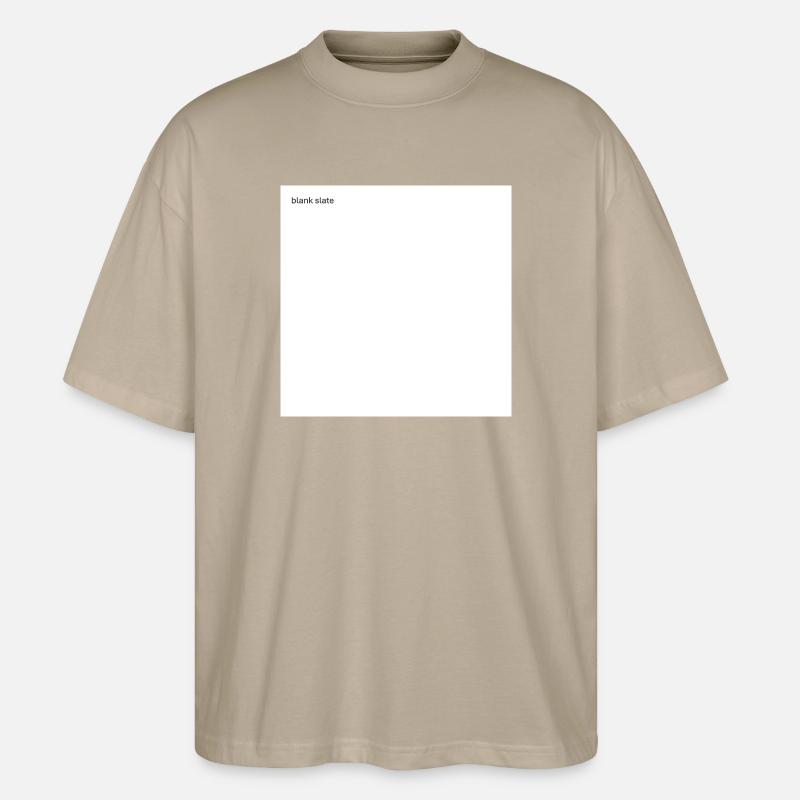 blank slate - Stanley/Stella Oversized Unisex Bio T-Shirt Blaster 2.0 - Steingrau