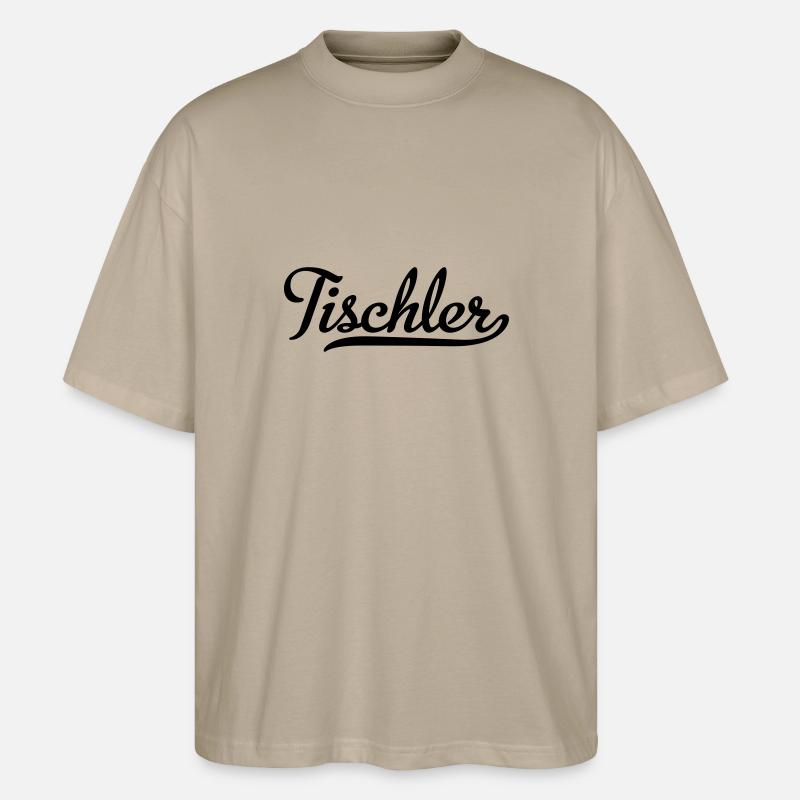 tischler - Stanley/Stella Oversized Unisex Bio T-Shirt Blaster 2.0 - Steingrau