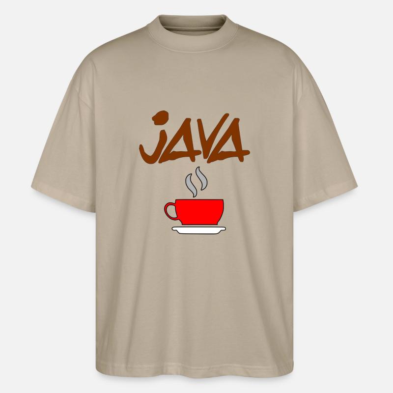 café java - T-shirt bio Blaster 2.0 coupe oversize Stanley/Stella Unisexe - gris pierre