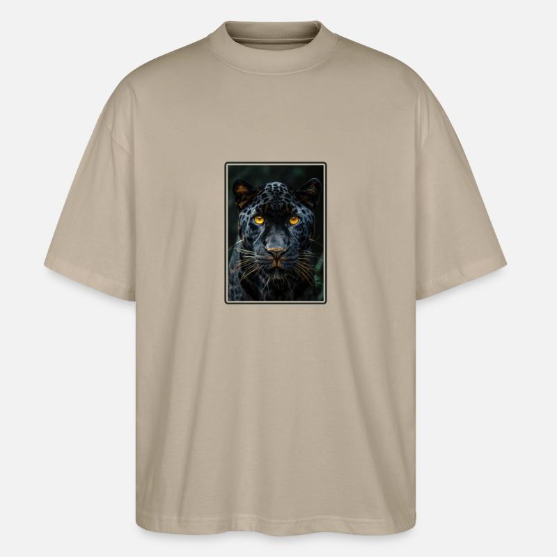 Panthers Panther - Stanley/Stella Oversized Unisex Bio T-Shirt Blaster 2.0 - Steingrau