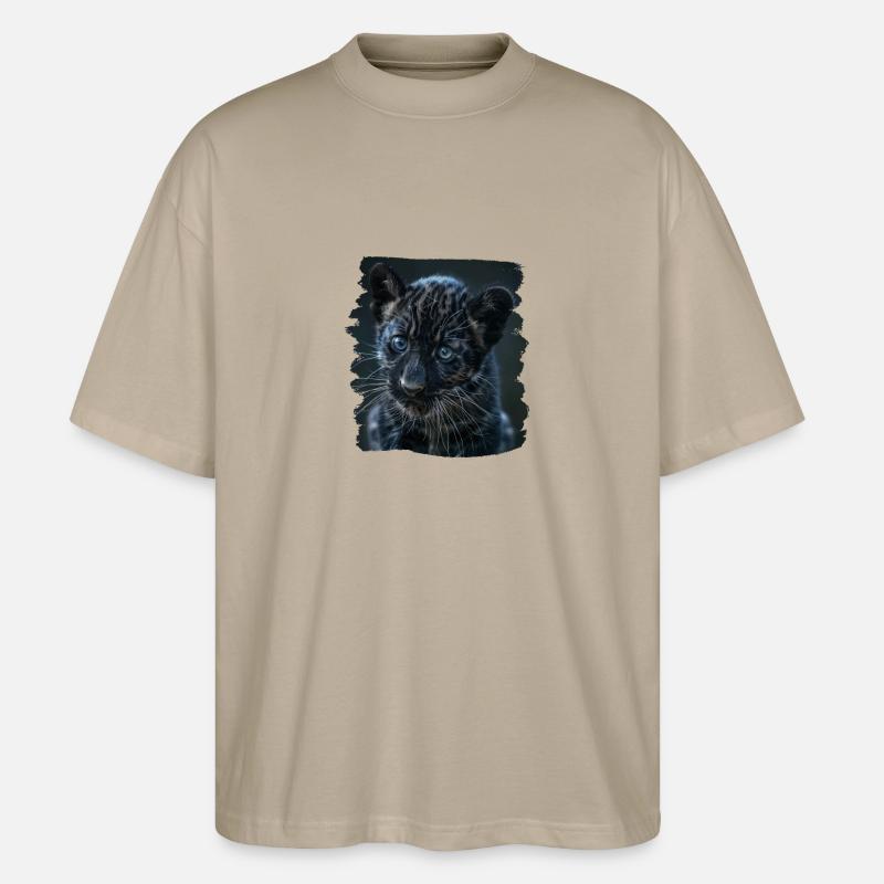 Panthers Panther - Stanley/Stella Oversized Unisex Bio T-Shirt Blaster 2.0 - Steingrau